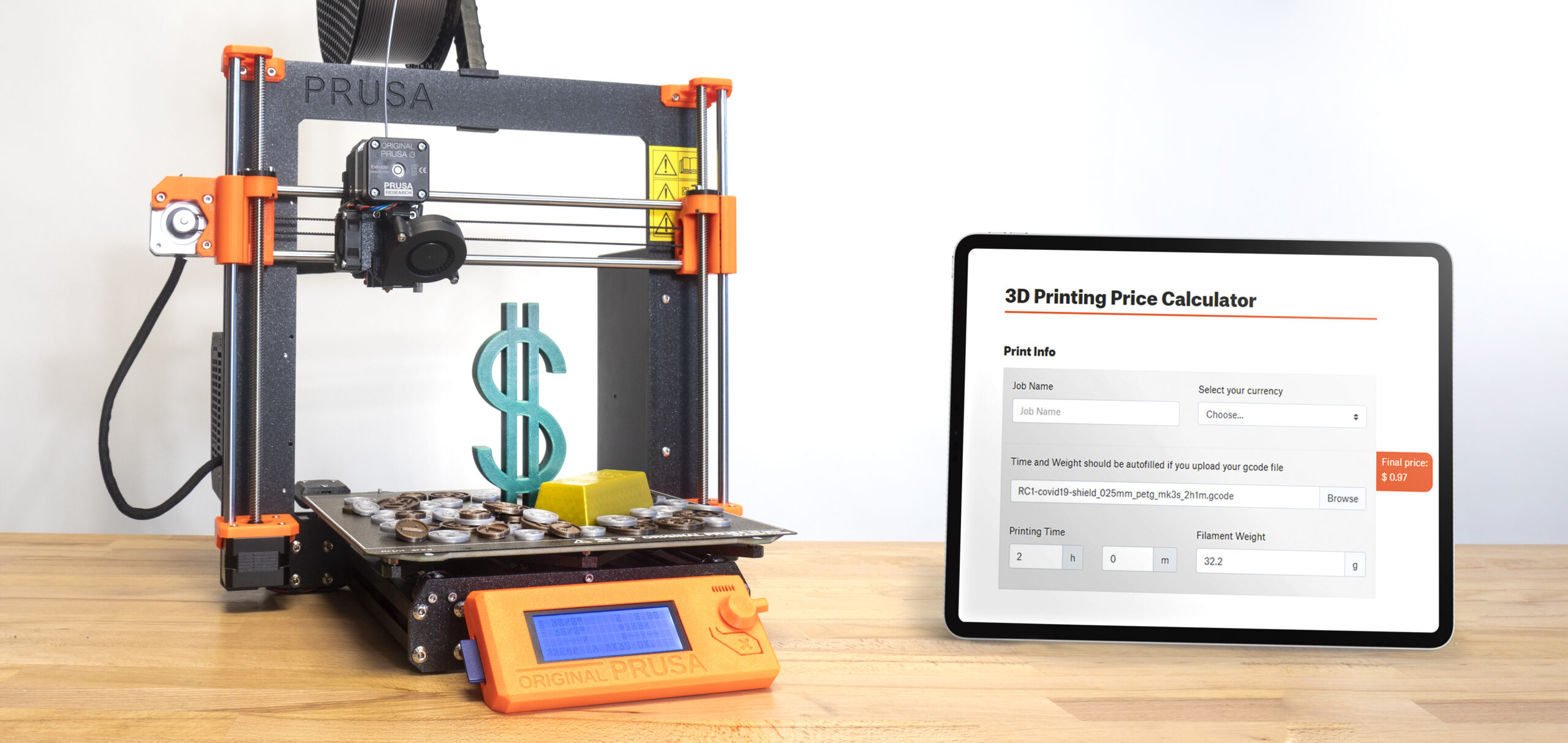hydrogen Caius civilisere How to calculate 3D printing costs? - Original Prusa 3D Printers